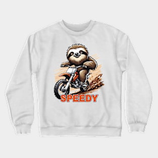 Speedy Sloth Crewneck Sweatshirt